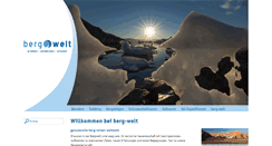 Desktop Screenshot of berg-welt.ch